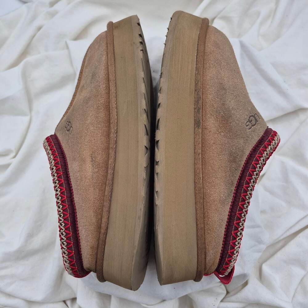 UGG Tazz Platform Slipper Clogs slip-on Mules Clogs Chestnut Women's size 9